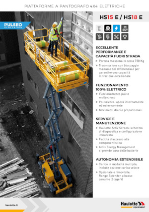 Dizalice na škare na kotačima Haulotte HS18E