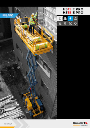 Dizalice na škare na kotačima Haulotte HS15E PRO