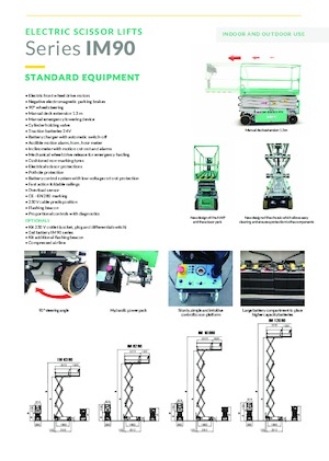 Dizalice na škare na kotačima Imer IM 10090