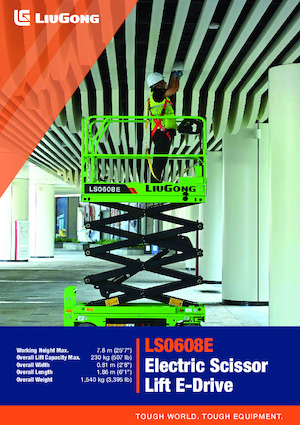 Dizalice na škare na kotačima Liugong LS0608E