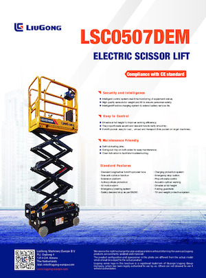 Dizalice na škare na kotačima Liugong LSC0507DEM