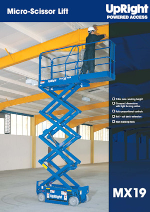 Dizalice na škare na kotačima UpRight MX 19