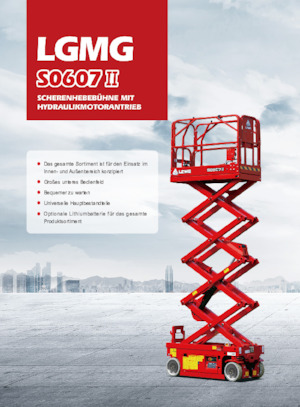 Dizalice na škare na kotačima LGMG  S0607II