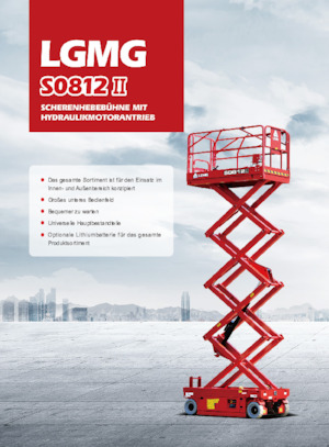 Dizalice na škare na kotačima LGMG  S0812II 