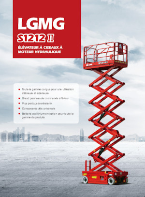 Dizalice na škare na kotačima LGMG  S1212II 