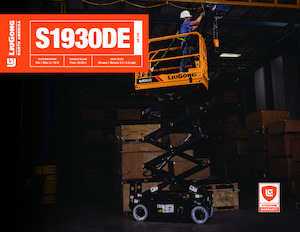 Dizalice na škare na kotačima Liugong S1930DE