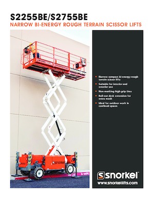 Dizalice na škare na kotačima Snorkel S2755BE