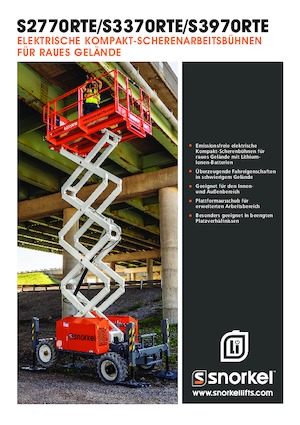 Dizalice na škare na kotačima Snorkel S3370RTE