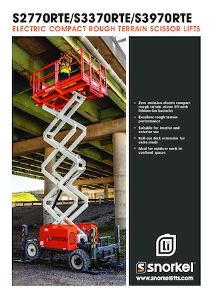 Dizalice na škare na kotačima Snorkel S3370RTE