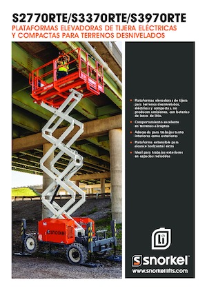 Dizalice na škare na kotačima Snorkel S3370RTE