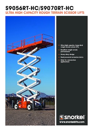 Dizalice na škare na kotačima Snorkel S9056RT-HC
