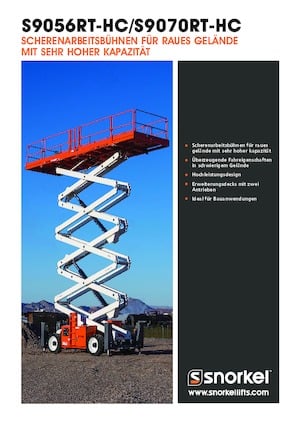 Dizalice na škare na kotačima Snorkel S9056RT-HC