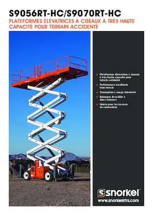 Dizalice na škare na kotačima Snorkel S9056RT-HC