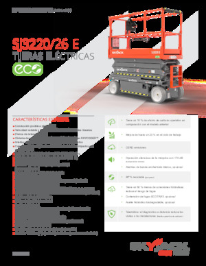 Dizalice na škare na kotačima Skyjack SJ3226E