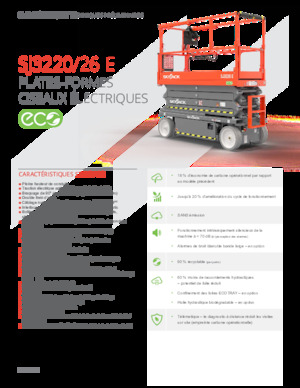 Dizalice na škare na kotačima Skyjack SJ3226E