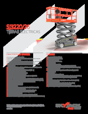 Dizalice na škare na kotačima Skyjack SJ3226 