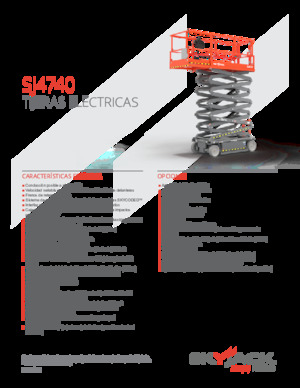 Dizalice na škare na kotačima Skyjack SJ4740 