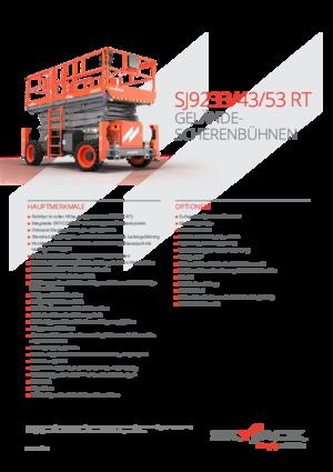 Dizalice na škare na kotačima Skyjack SJ9233 RT