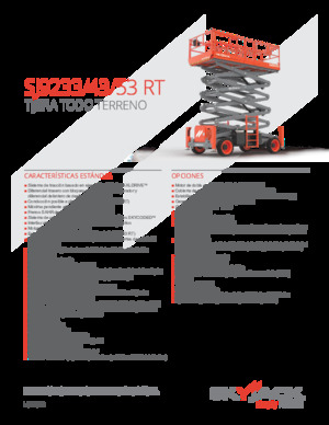 Dizalice na škare na kotačima Skyjack SJ9233 RT