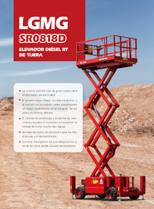 Dizalice na škare na kotačima LGMG  SR0818D
