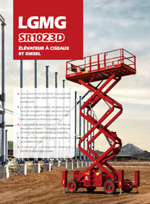 Dizalice na škare na kotačima LGMG  SR1023D