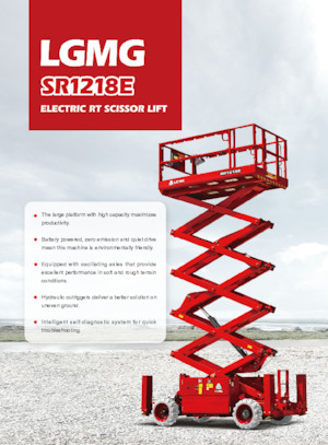 Dizalice na škare na kotačima LGMG  SR1218E