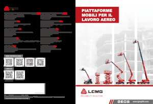 Dizalice na škare na kotačima LGMG  SR0818E-2