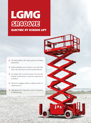 Dizalice na škare na kotačima LGMG  SR4069E