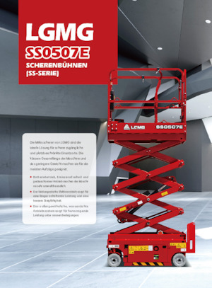 Dizalice na škare na kotačima LGMG  SS0507E 