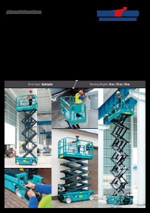 Dizalice na škare na kotačima Sunward SWSL 1412 HD