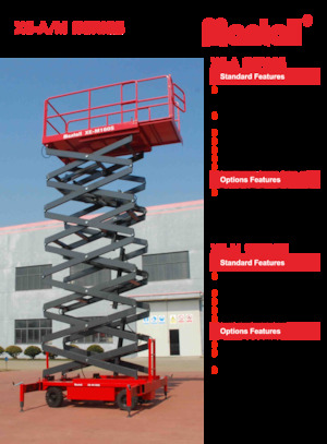 Dizalice na škare na kotačima Mantall XE-A140S