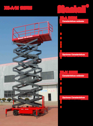 Dizalice na škare na kotačima Mantall XE-A140S