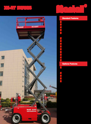 Dizalice na škare na kotačima Mantall XE140RT