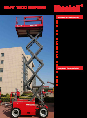 Dizalice na škare na kotačima Mantall XE140RT