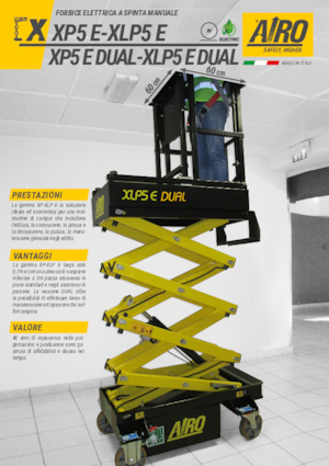 Dizalice na škare na kotačima AIRO XLP5 E DUAL