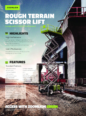 Dizalice na škare na kotačima Zoomlion ZS1623RT