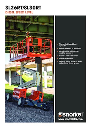 Dizalice na škare na kotačima Snorkel SL26RT