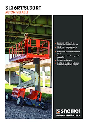 Dizalice na škare na kotačima Snorkel SL26RT