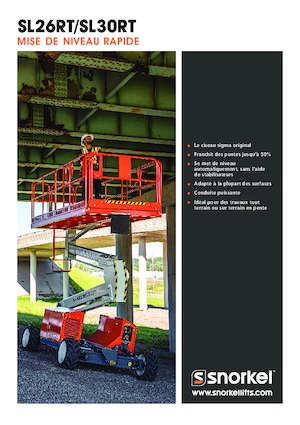 Dizalice na škare na kotačima Snorkel SL26RT