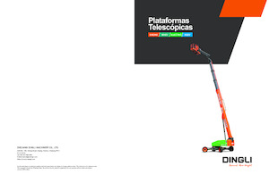Teleskopska podizna platforma na gusjenicama Dingli BT16CERT2