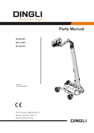 Teleskopska podizna platforma na gusjenicama Dingli BT41HRT