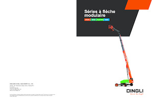 Teleskopska podizna platforma na gusjenicama Dingli BT41RT