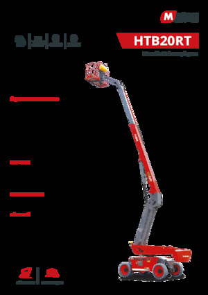 Teleskopska podizna platforma na gusjenicama MAGNI HTB20RT