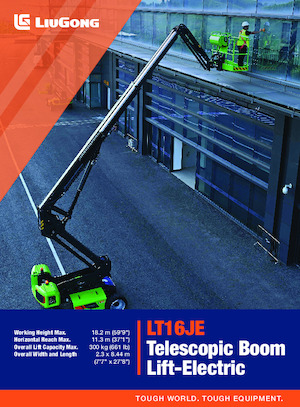 Teleskopska podizna platforma na gusjenicama Liugong LT16JE
