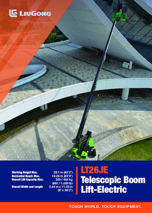 Teleskopska podizna platforma na gusjenicama Liugong LT26JE