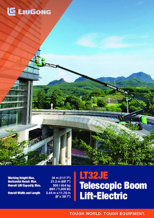 Teleskopska podizna platforma na gusjenicama Liugong LT32JE