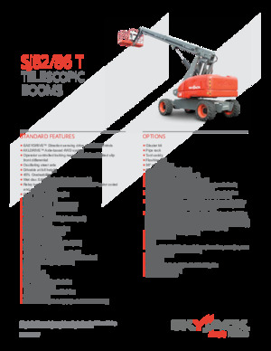 Teleskopska podizna platforma na gusjenicama Skyjack SJ 86 T