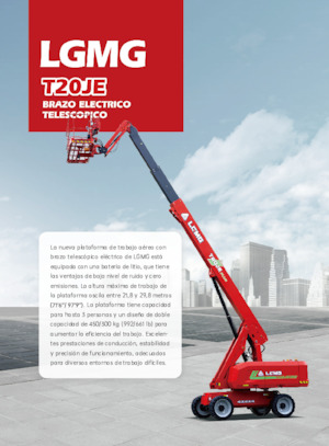 Teleskopska podizna platforma na gusjenicama LGMG  T20JE