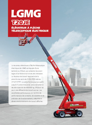 Teleskopska podizna platforma na gusjenicama LGMG  T20JE