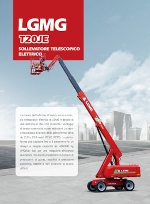Teleskopska podizna platforma na gusjenicama LGMG  T20JE